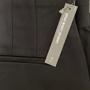 Loft Womens High Waist Skinny Black Dress Pants TALL